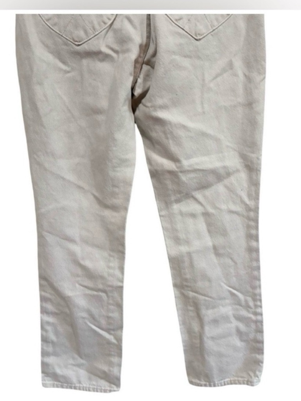 ROLLA'S High Rise Straight Jeans Cream - Picture 5 of 8